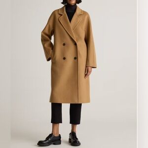 Quince Tan Pea Coat